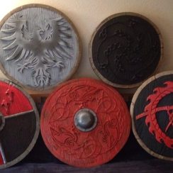 Base painted shields