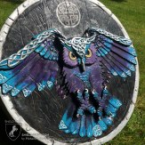 Celtic owl side view