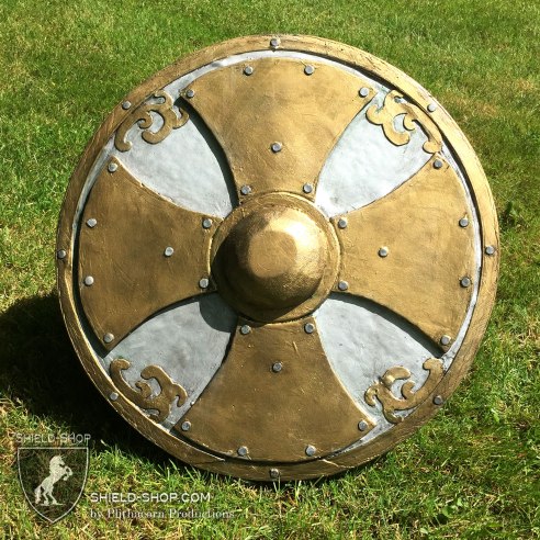 Soldiers Shield in Silver and Gold